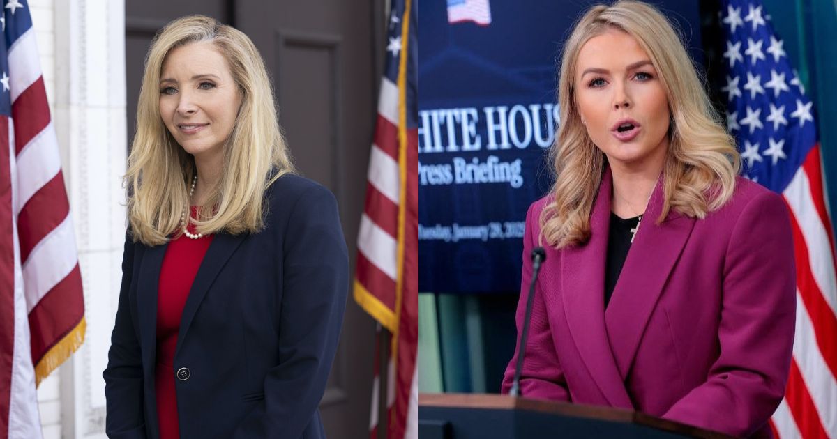 Lisa Kudrow and Karoline Leavitt