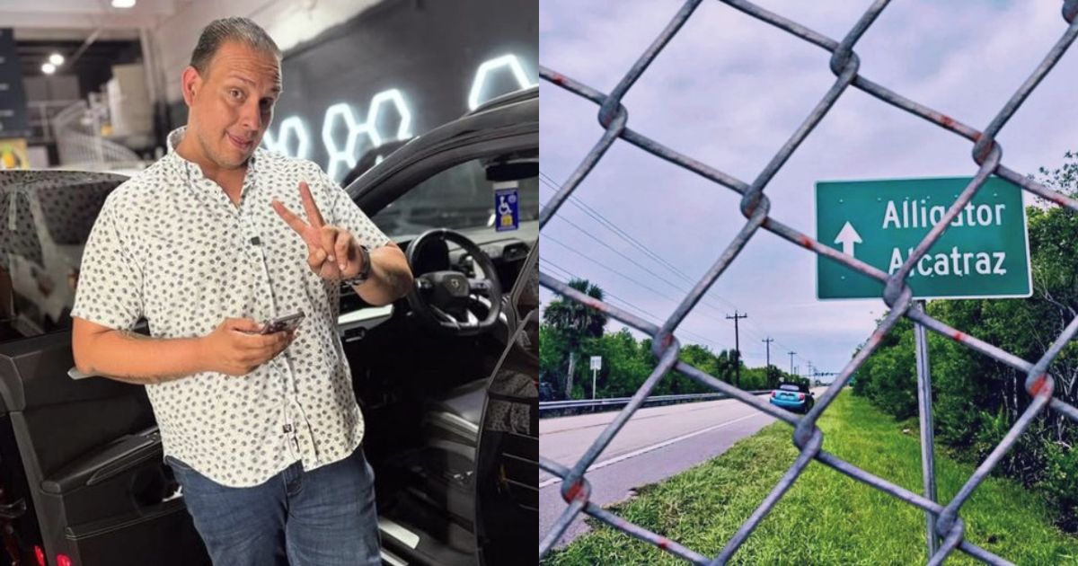 Luis Manuel Rivas Velásquez was found unconscious on his bed at 'Alligator Alcatraz' ( left-@CrosseBarx|X) and ( right- @echezabaljd71|X).