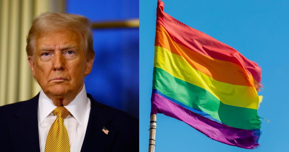 President Donald Trump has banned trans athletes in the upcoming 2028 Olympic Games ( left-@TimesAlgebraIND|X) and right- (by Linnaea Mallette (Public Domain)