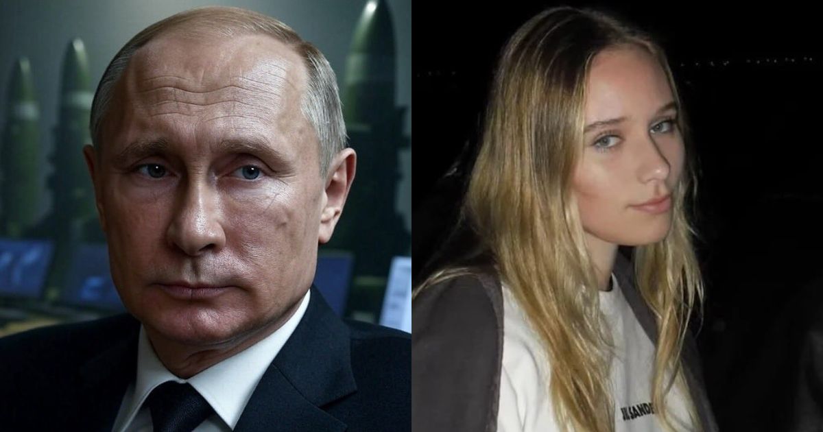 Russian President Vladimir Putin (Russian President Vladimir Putin and Elizaveta Krivonogikh|X) and Elizaveta Krivonogikh @paolobucci18|X).
