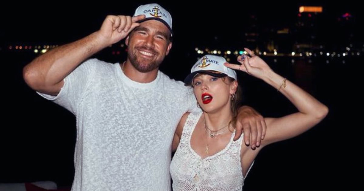 Taylor Swift and Travis Kelce ( Image credits: @TSUpdating|X).