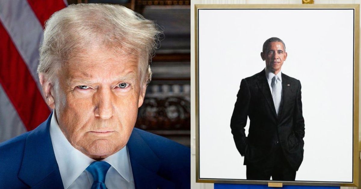 Trump Reportedly Hides Obama Portrait From White House Guests