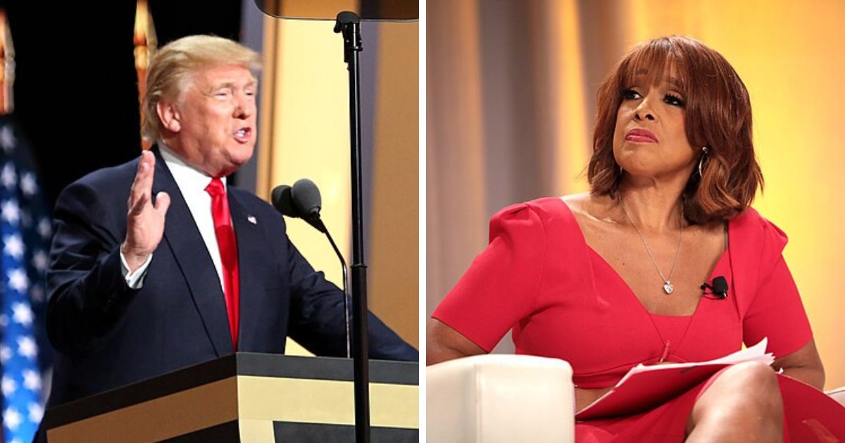 Donald Trump and Gayle King