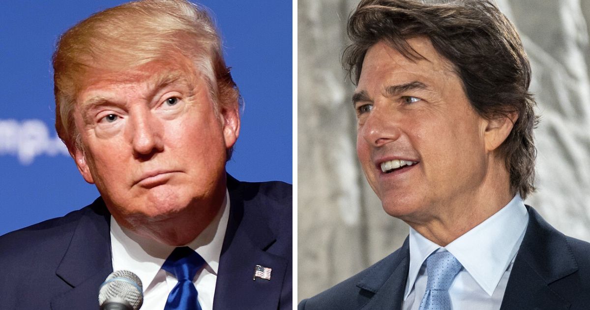 Donald Trump and Tom Cruise