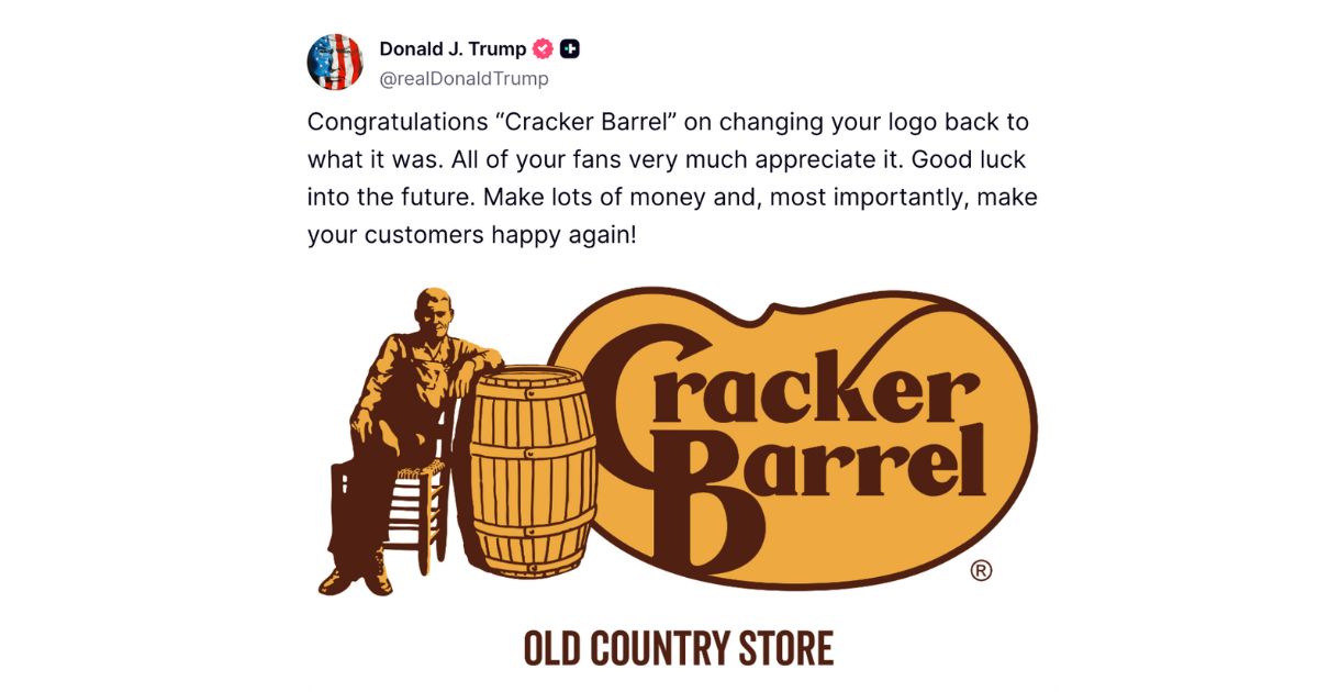 Trump truth post carcker Barrel 2