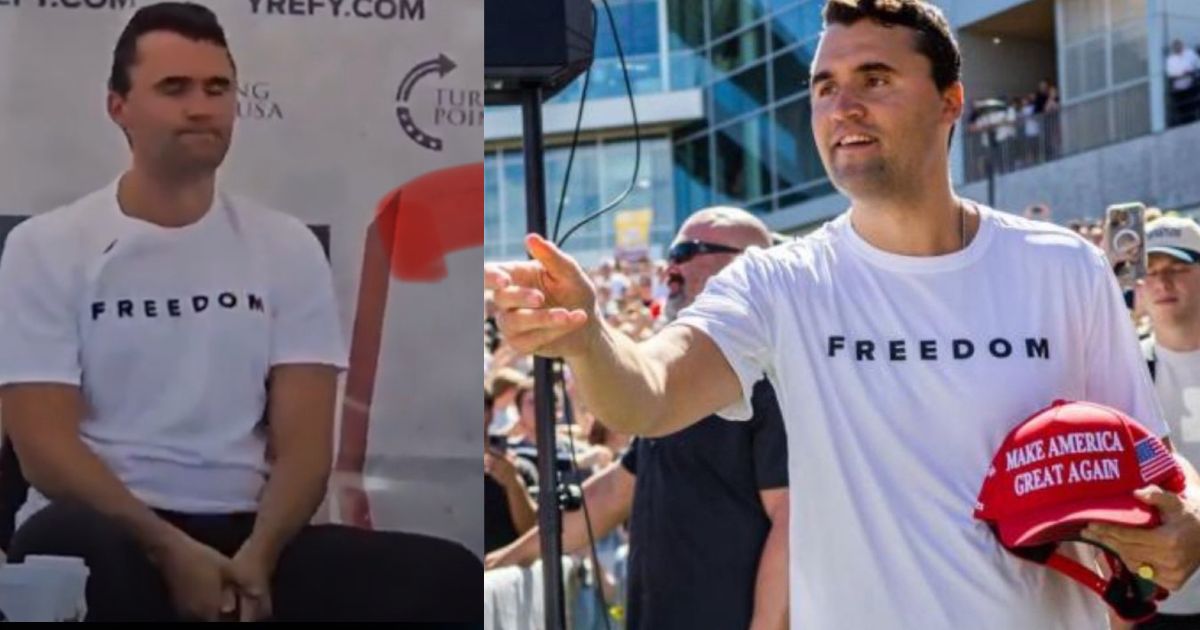 Charlie Kirk's Final Words Moments Before Being Shot Caught on Camera