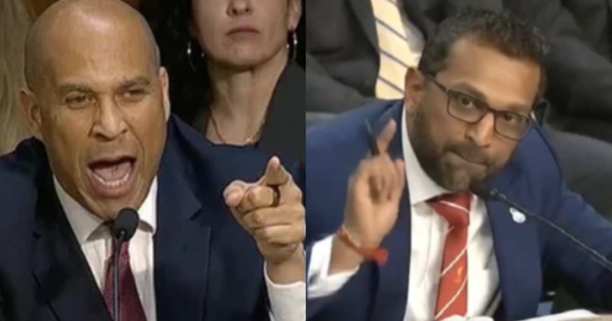 Cory Booker and Kash Patel