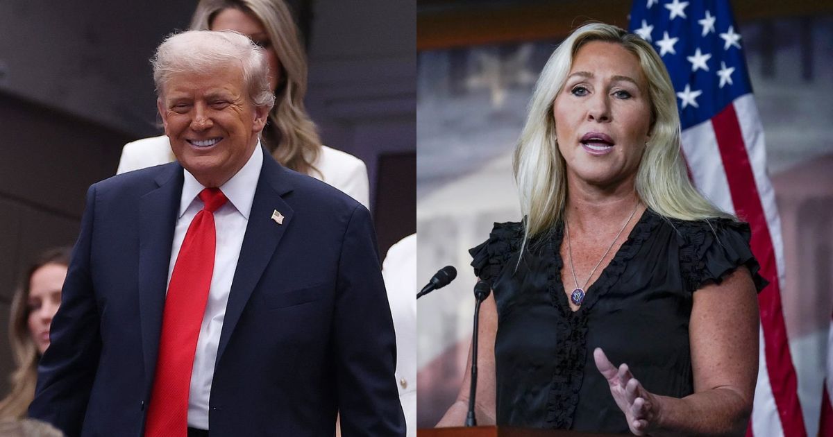 Donald Trump and Marjorie Taylor Greene