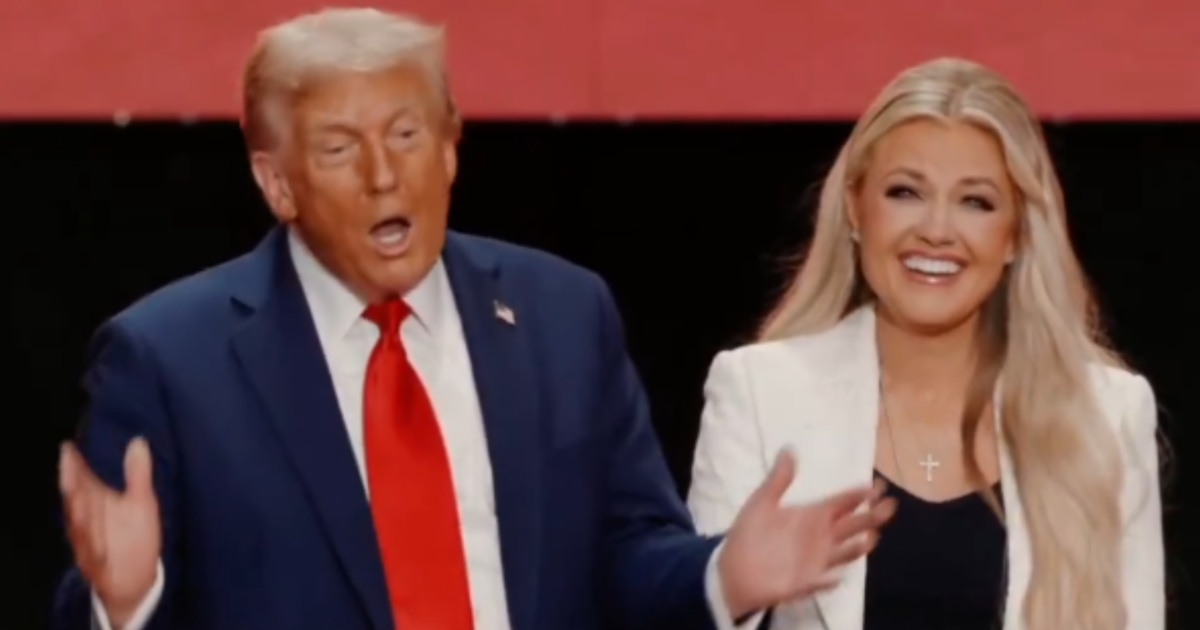 Donald Trump and Erika Kirk