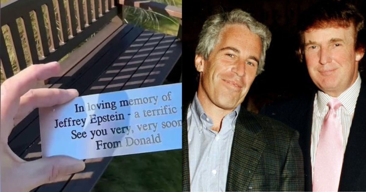 Epstein Memorial Plaque Spotted on Donald Trump’s Golf Course