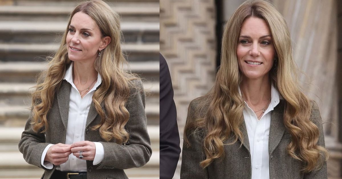 Kate Middleton's blonde hair