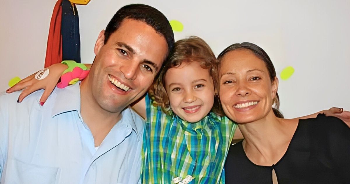 Marina and Kevin Krim with daughter Lulu before the tragedy.