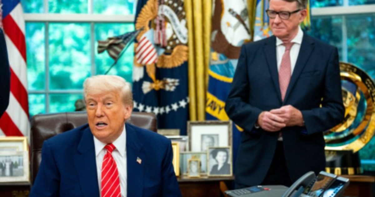 Peter Mandelson and Donald Trump