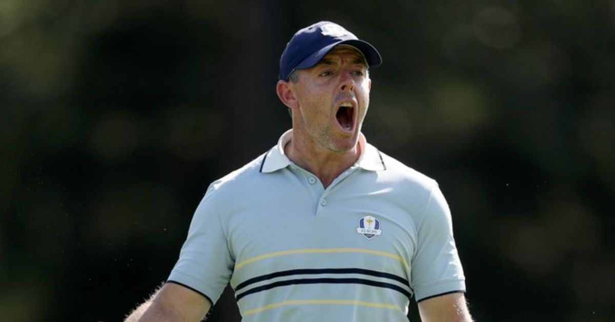 Rory McIlroy's on course obscene gesture