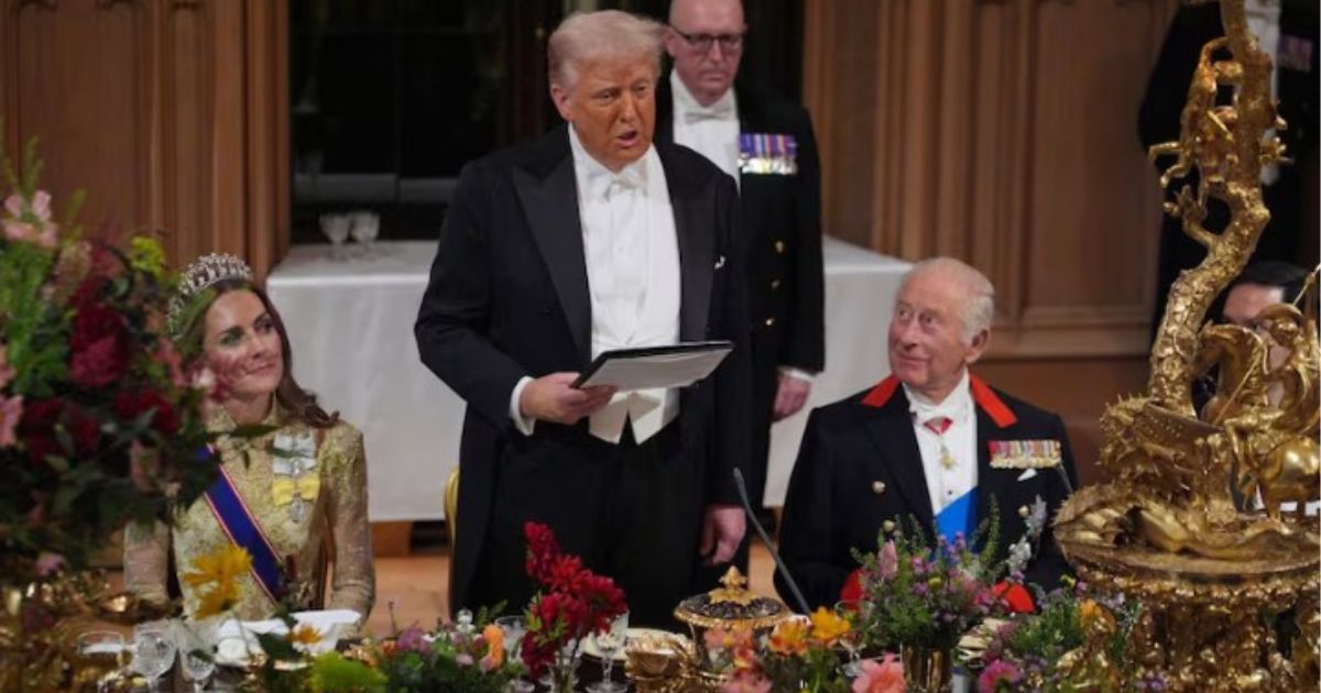 Trump at Windsor Castle with King Charles