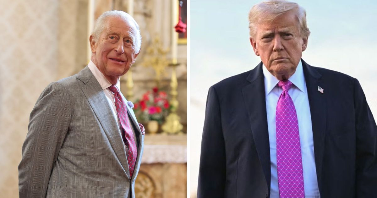 King Charles and Donald Trump