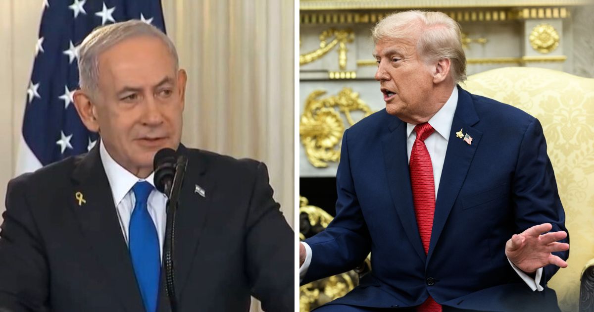 Benjamin Netanyahu and Donald Trump