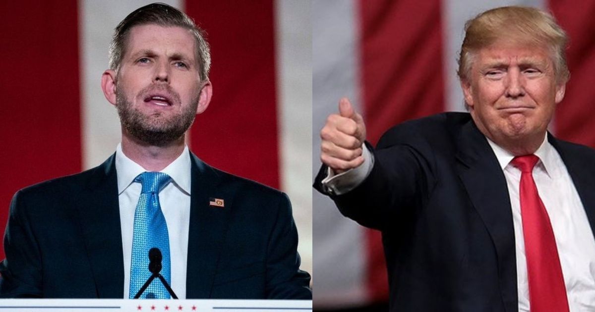 Eric Trump Boasts He Watched Dad ‘End Wars’