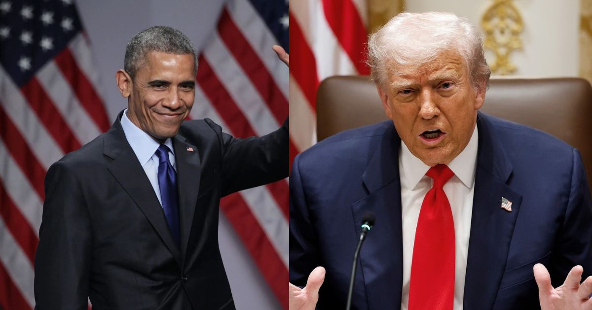 Barack Obama and Donald Trump