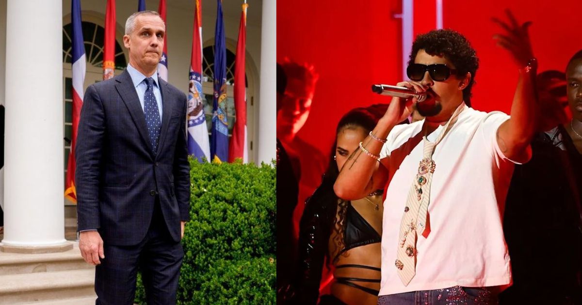 Corey Lewandowski and Bad Bunny