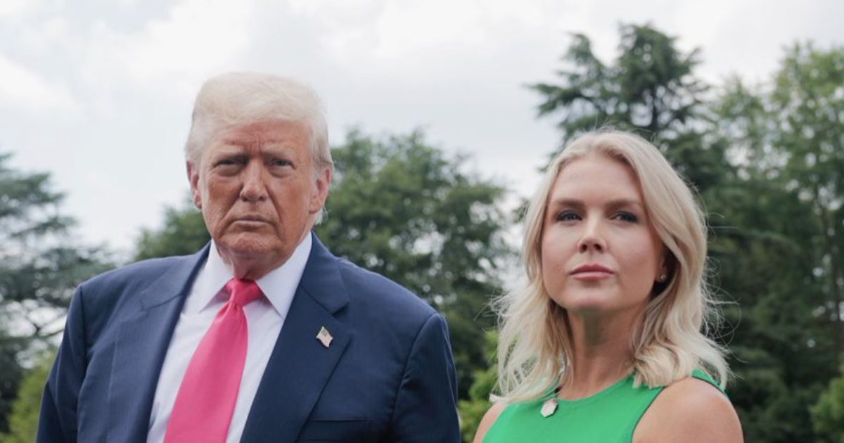 Donald Trump and Karoline Leavitt