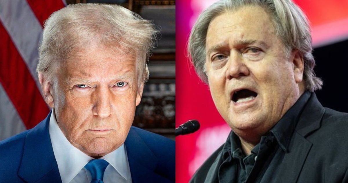 Donald Trump and Steve Bannon