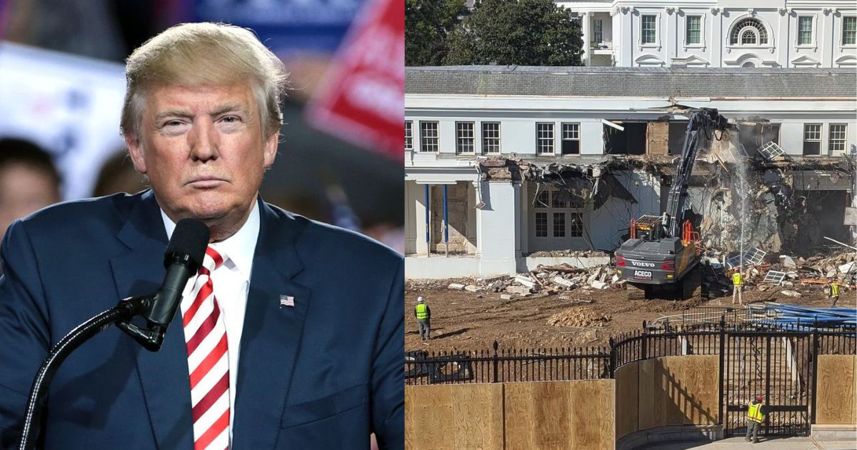 Donald Trump is renovating The White House