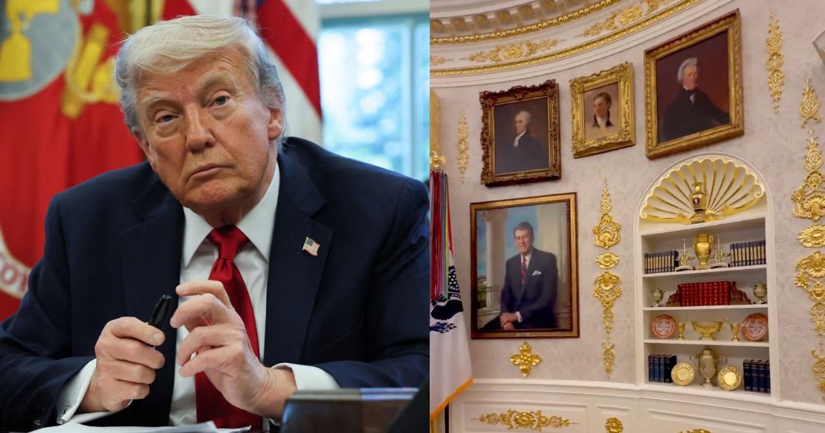 Donald Trump trolled over Oval Office redesign