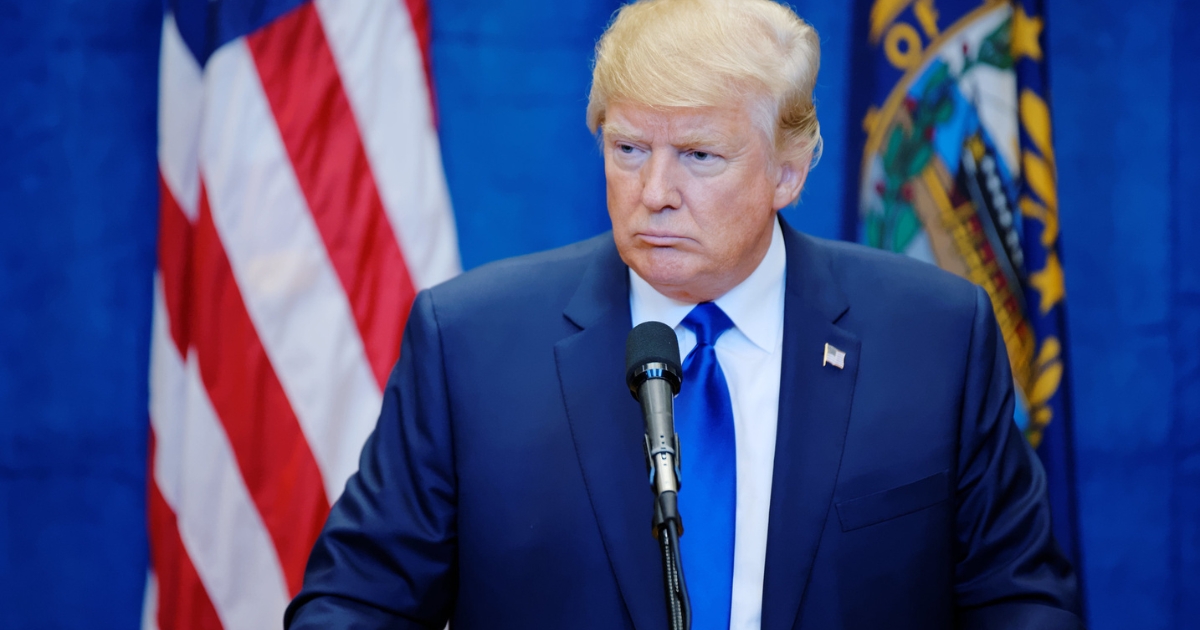 Donald Trump pictured at an event.