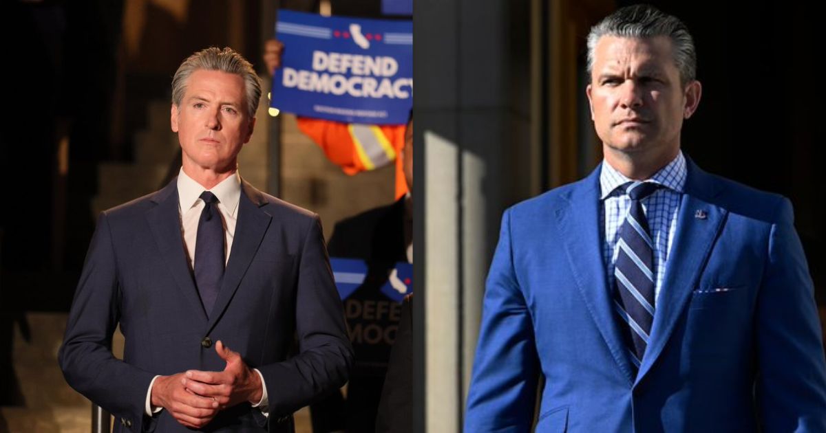 California Governor Gavin Newsom mocks Pete Hegseth