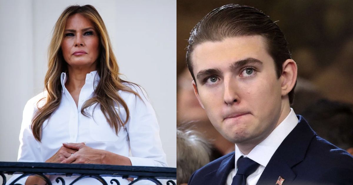 Melania Trump is Always Protective of Barron.
