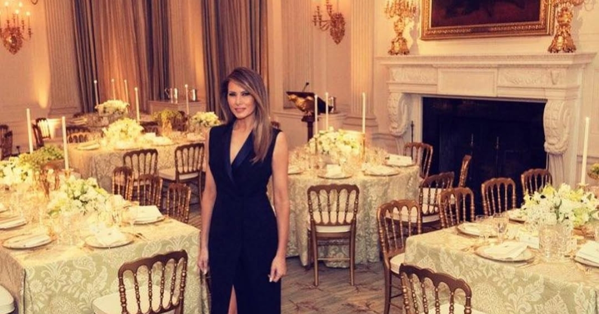 Melania Trump at the White House.