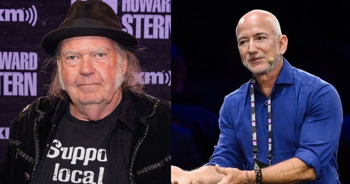 Neil Young and Jeff Bezos