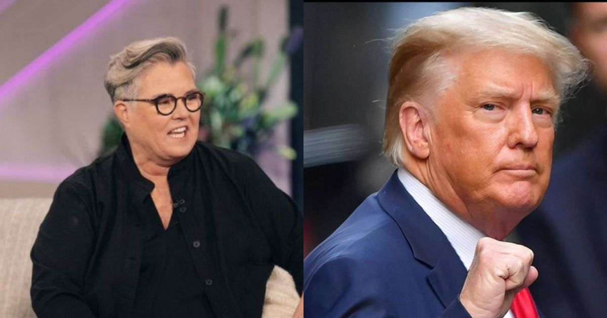 Rosie O'Donnell (@IanJaeger29|X.com). and Donald Trump (@IvankaNews_|X.com).