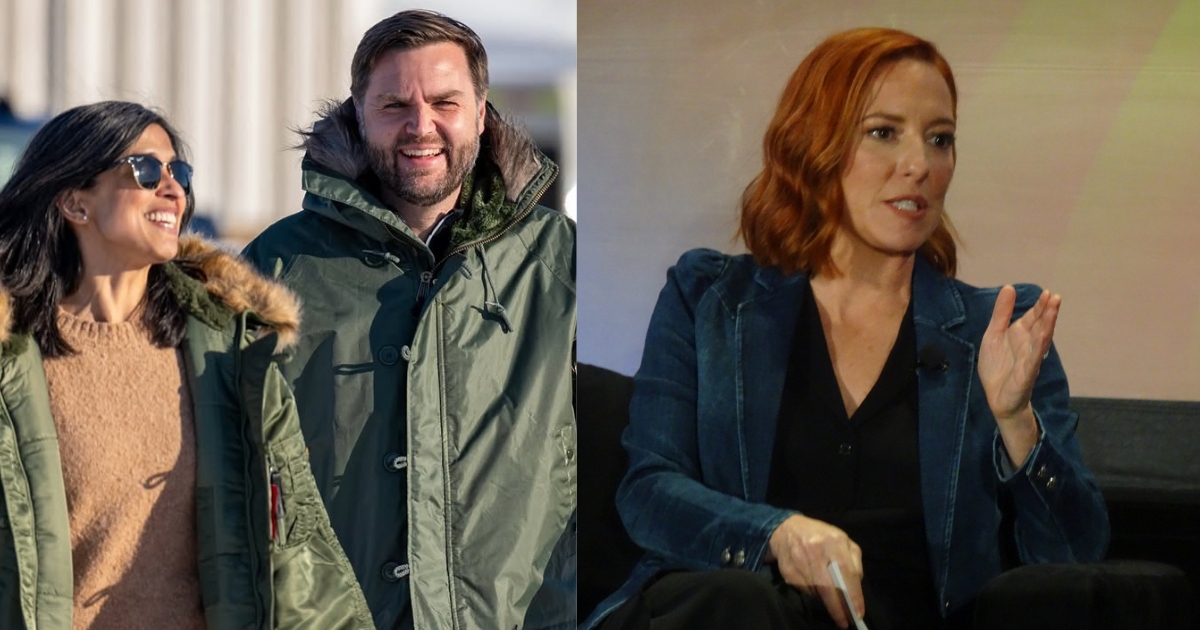 Jen Psaki took a dig at JD Vance and Usha Vance’s marriage.