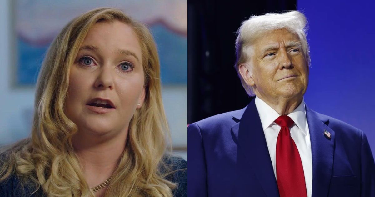 Virginia Giuffre and Donald Trump