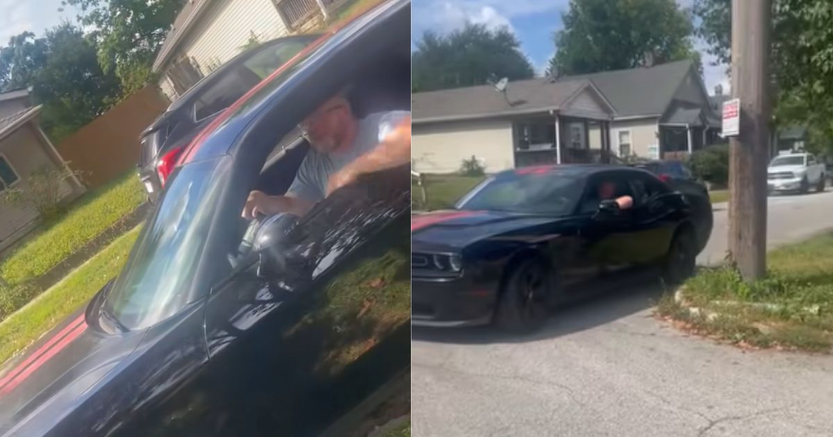 White man creeps out a Black woman