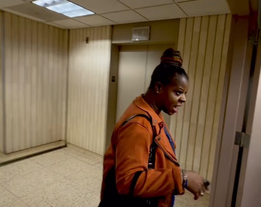 Black woman fiercelessly clashes with masked ICE agents