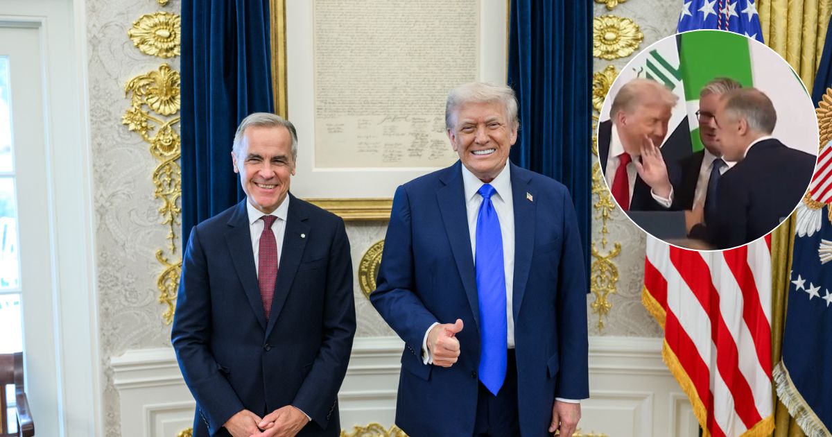 Donald Trump and Mike Carney